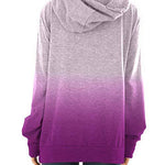 Women Two-colored fashion hoodies