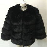 Women Winter Fashion FAUX Fur Coat