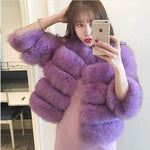 Women Winter Fashion FAUX Fur Coat