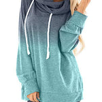 Women Two-colored fashion hoodies