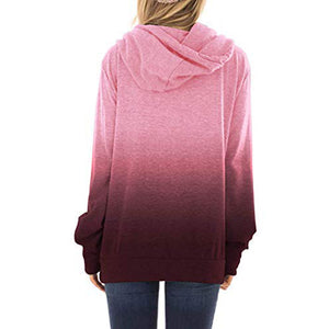 Women Two-colored fashion hoodies