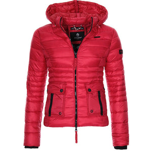 Women Winter Red Coat