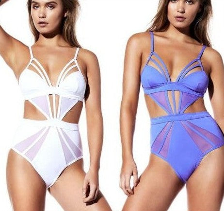 Women Sexy Sleeveless One Piece Swimsuit