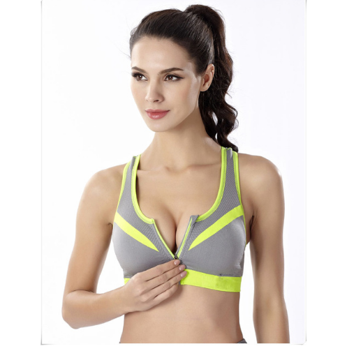 Professional Zipper Padded Yoga Bra