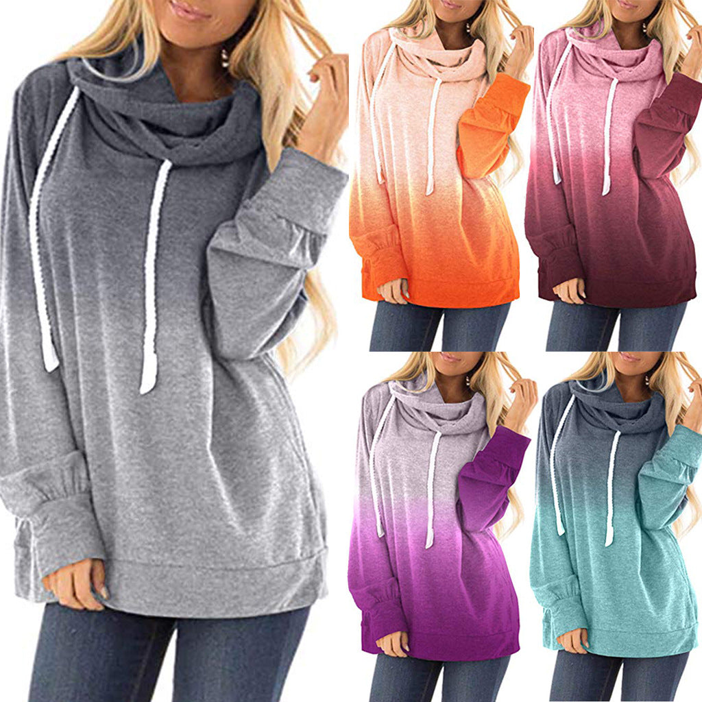 Women Two-colored fashion hoodies