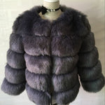 Women Winter Fashion FAUX Fur Coat