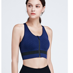 Women Zipper Sports Bra