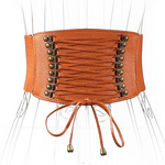 Super wide waist fringed wide belt