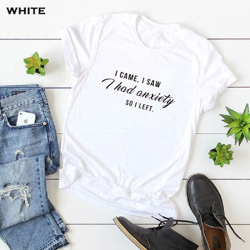 Women Graphic Slogan Tee Funny Shirt