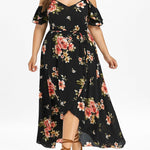 Fat Women Loose Beach Long Dress Skirt