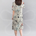 Bohemian Summer Print Loose Floral Dress