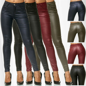 Women Faux Leather Pant