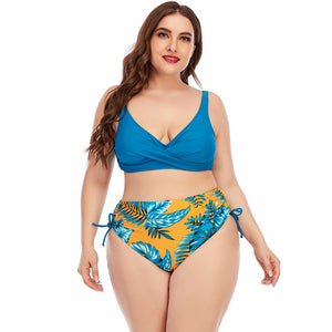 Women Sexy Split Plus Size Swimwear