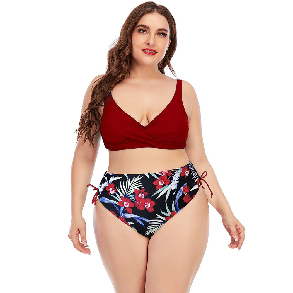 Women Sexy Split Plus Size Swimwear