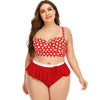 Female Plus Size Beach 2pec Swimsuit