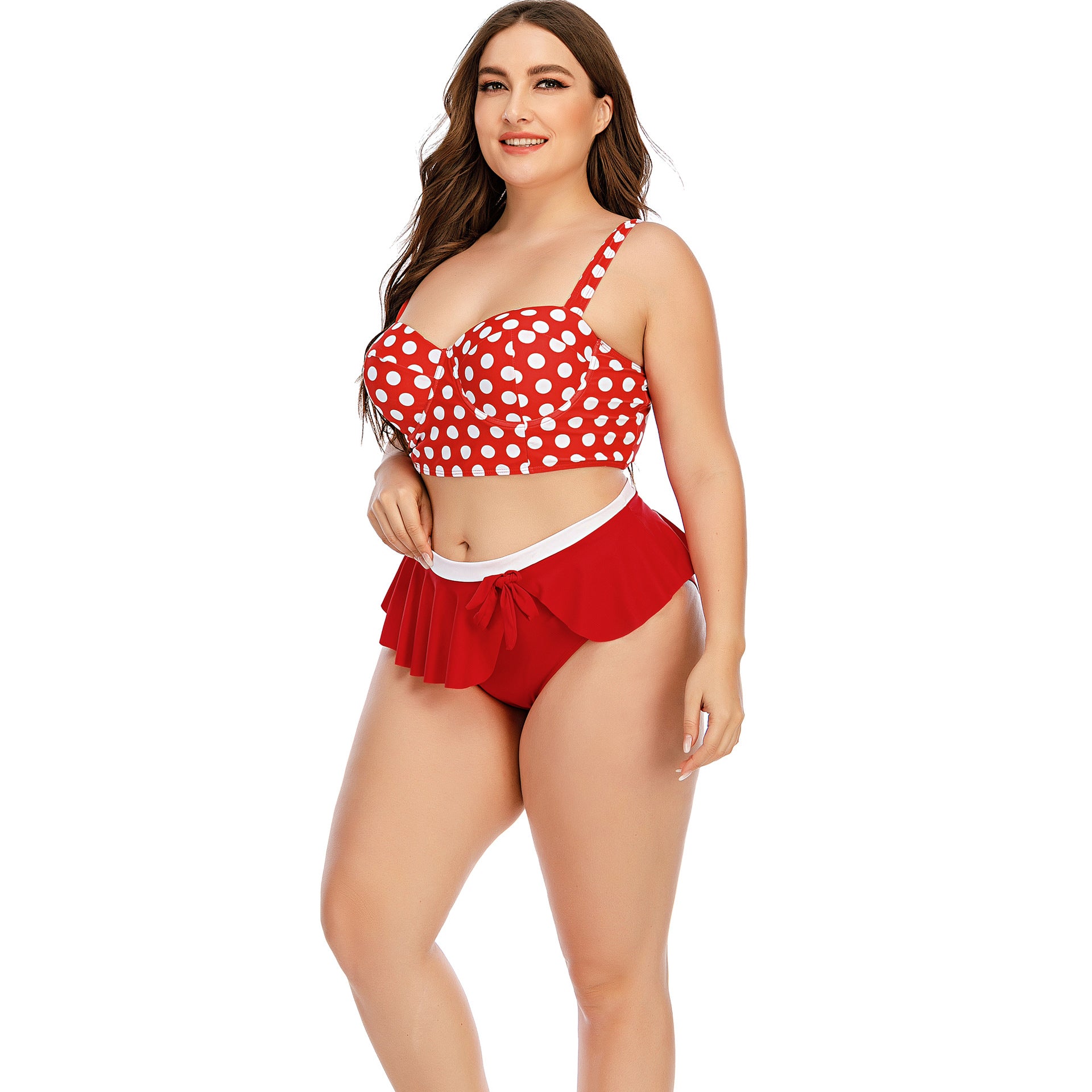 Female Plus Size Beach 2pec Swimsuit