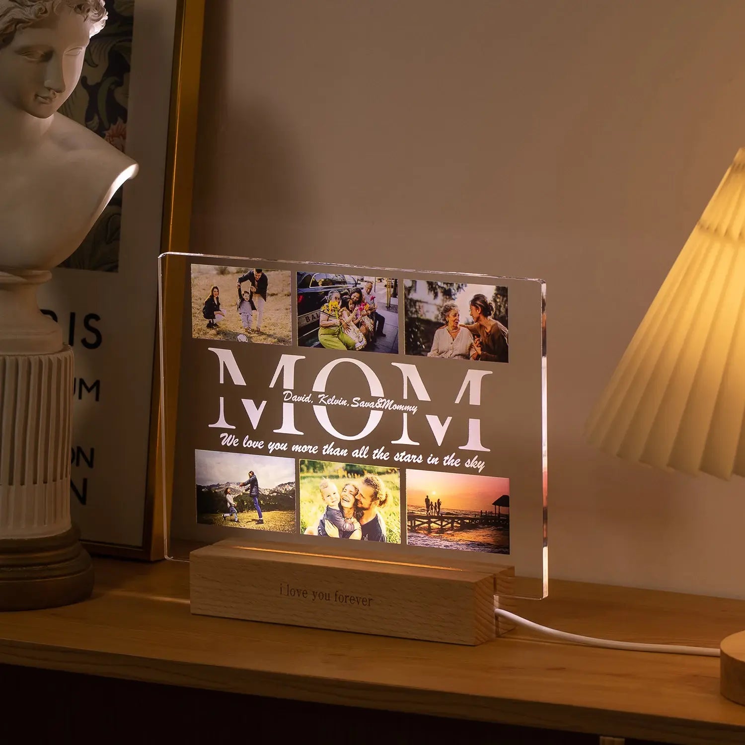 Mother's Day Personalized Lamp