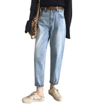 Women Loose Jean Retro Pant