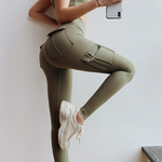 Solid Color Slim Yoga Track Trouser