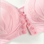 Women Front Closure Button Bra