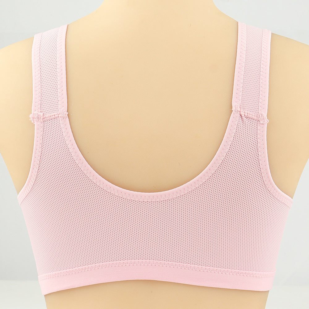 Women Front Closure Button Bra