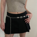 Women Metal Retro Waist Chain