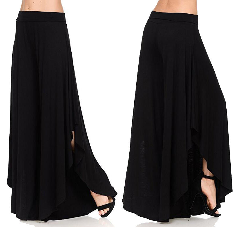 Women Irregular Big Flared Pant