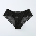 Cotton Hollowed Out Lace Shorts