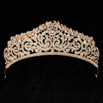 Luxury Crystal AB Bridal Crown Tiara