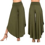 Women Irregular Big Flared Pant