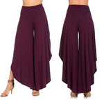 Women Irregular Big Flared Pant