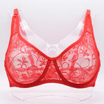 Hollow Out Plus Size Lace Bra