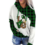 Women Lucky Grass Print Sweatshirts