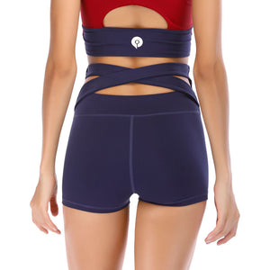 Women High Waist Seamless Yoga Shorts