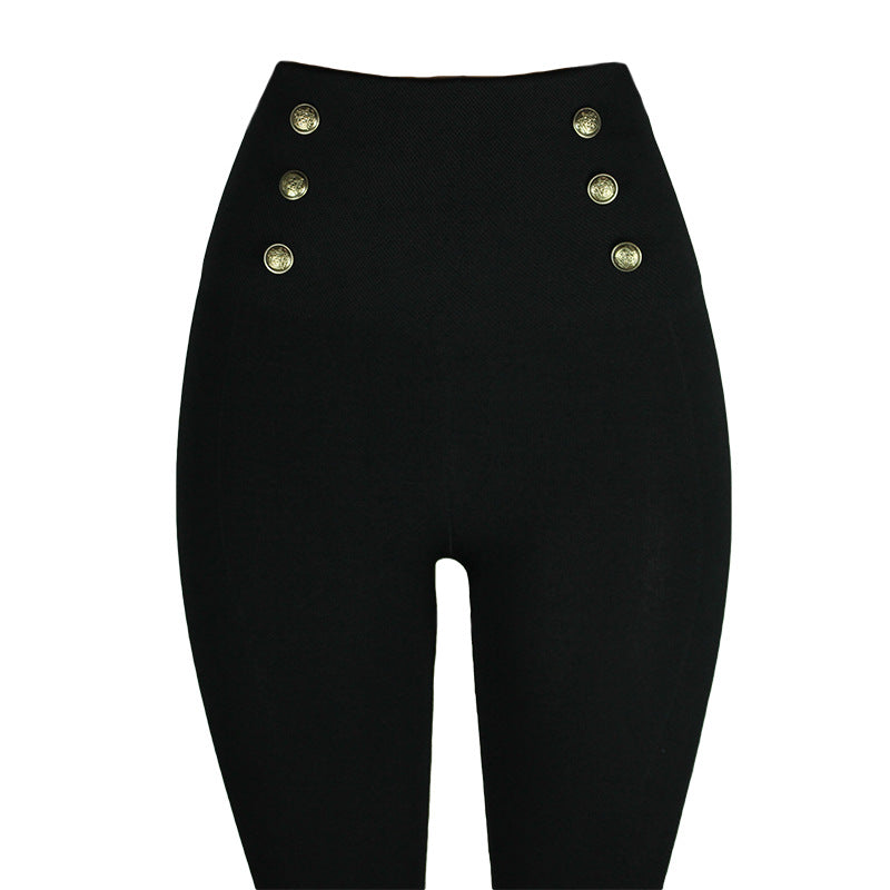 Women Tummy Control Zipper Legging