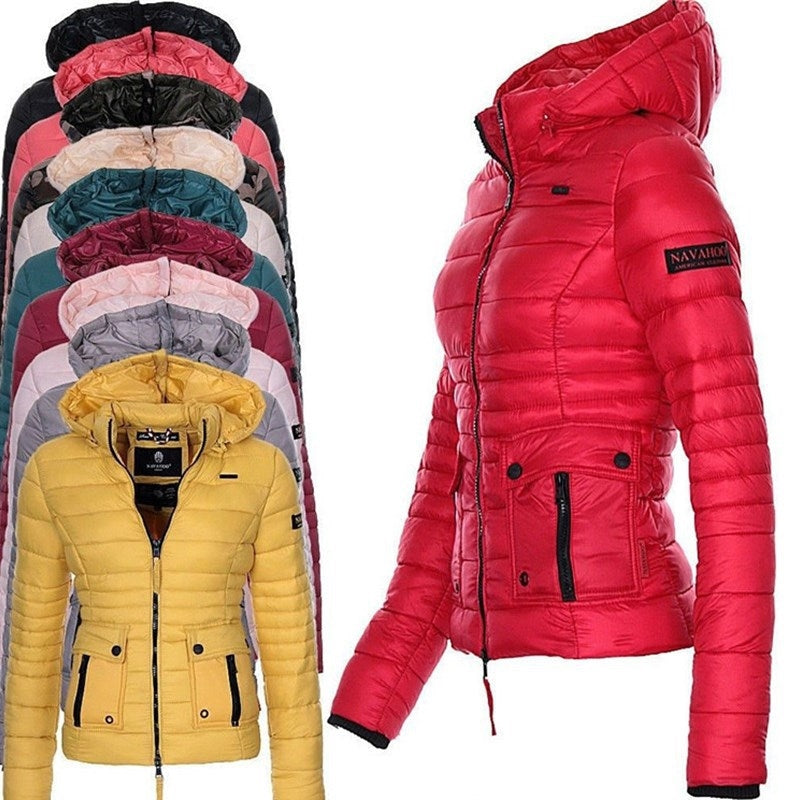 Women Winter Red Coat