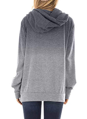 Women Two-colored fashion hoodies