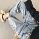 Women Loose Jean Retro Pant