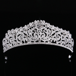 Luxury Crystal AB Bridal Crown Tiara