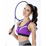 Professional Zipper Padded Yoga Bra