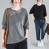 Women's Loose Slim Round Neck Top