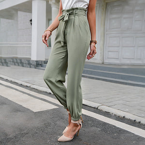 Women All-Match Casual pockets Trouser