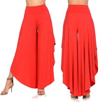 Women Irregular Big Flared Pant