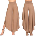 Women Irregular Big Flared Pant