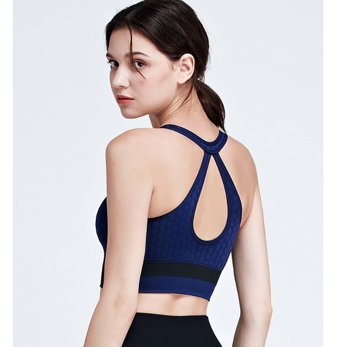 Women Zipper Sports Bra