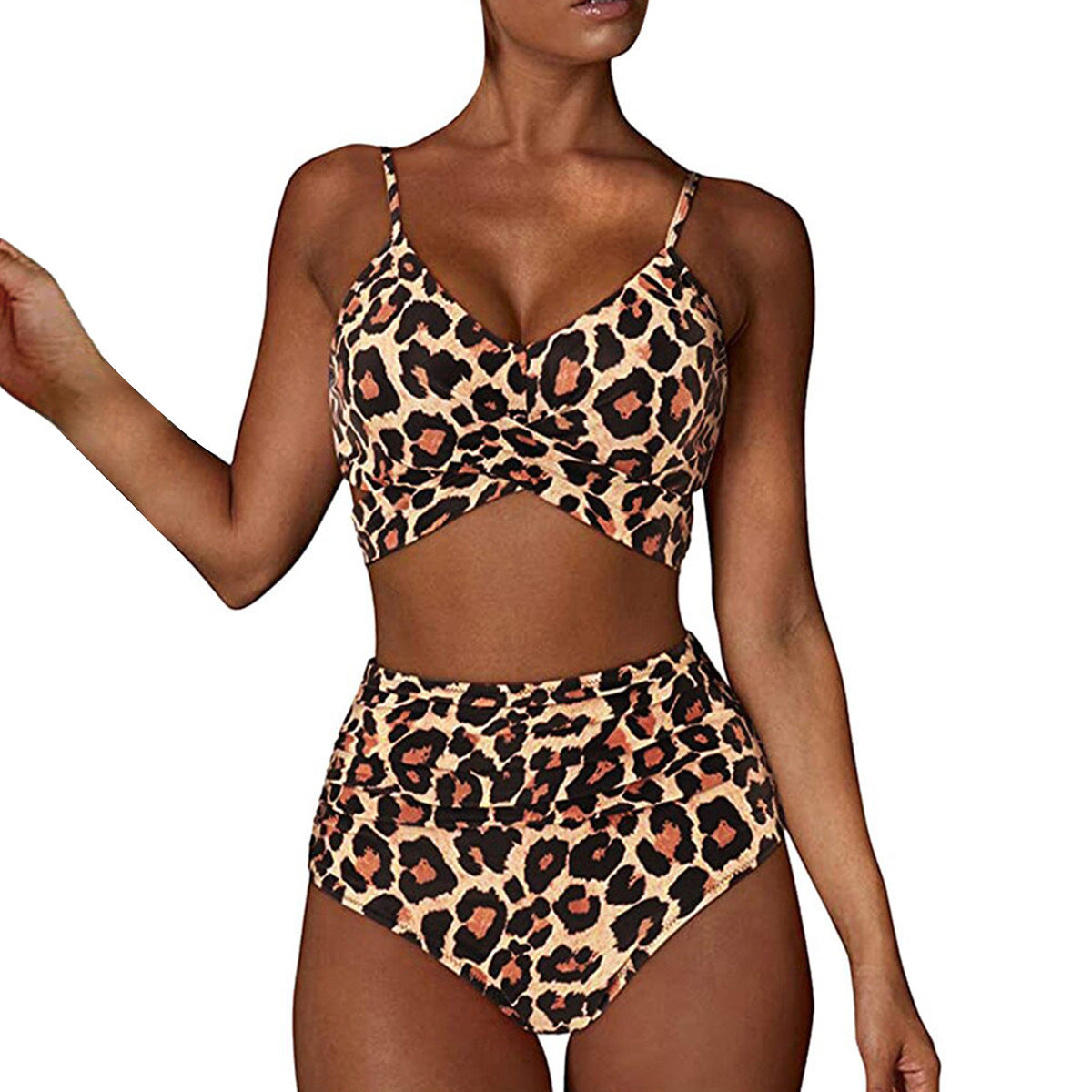 Women Sexy Soild Print Bikini Set