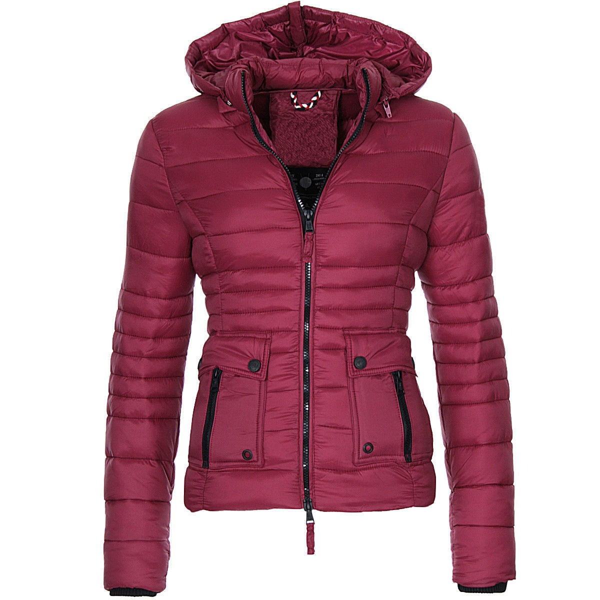 Women Winter Red Coat