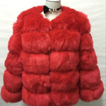 Women Winter Fashion FAUX Fur Coat