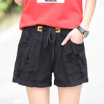 Women's denim shorts