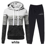 Women hooded casual tracksuit